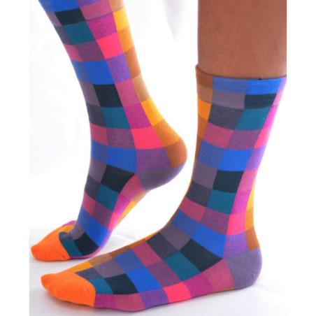 Chaussettes Carreaux Rigolos multi couleurs