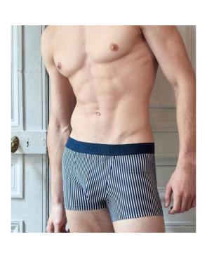 Boxer Hom HO1 Cruise Rayures marine