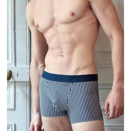 Boxer Hom HO1 Cruise Rayures marine