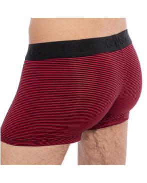 Boxer élégant Ho1 fines rayures rouges