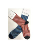 Duo de chaussettes Hom rayures Seventies