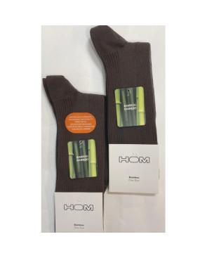 Duo Chaussettes Bambou Hom sans compression
