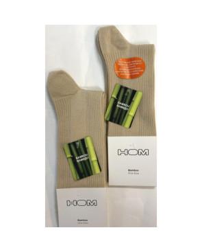 Chaussettes Bambou naturel Hom Fines cotes