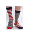 Chaussettes Rayures Asymétriques fil Homme Berthe