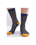 Chaussettes Pois Black Marine Berthe aux Grands Pied