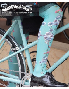 Collant Marieantoilette Mariette Bleu