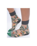 Chaussettes Transparentes boutons d'oeuillets