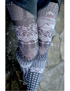 Collant Marie Antoilette princesse au petit Pois