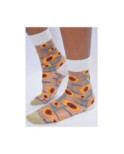 Chaussettes Transparentes Tournesols Fleuris