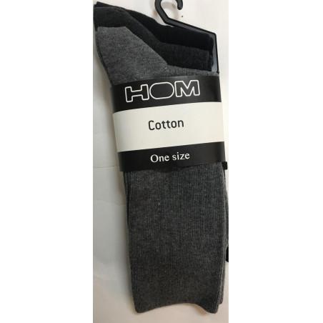  3 paires de chaussettes coton homme Assorties gris et antracithe