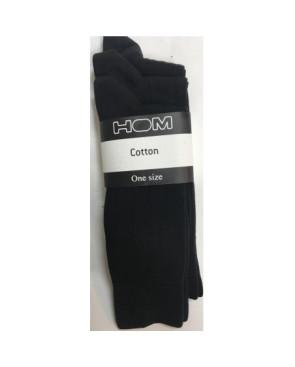  Chaussettes coton noir en cotons classiques promo