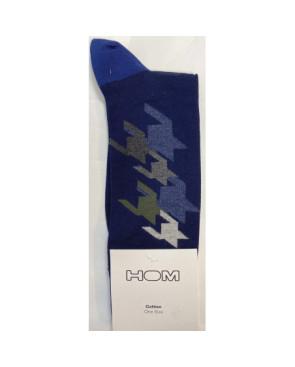 Chaussettes Hom coton tendance pied de poule