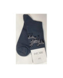 Chaussettes Hom Zebre en coton fil d'ecosse