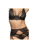 Coffret Lingerie 3 pièces sexy Dentelle et laçage