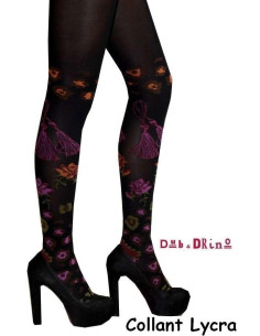 Collant Dub Et Drino Fleurs et cordon