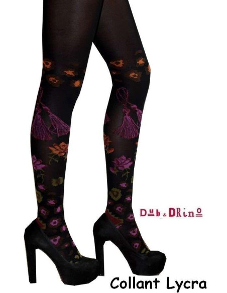 Collant Dub Et Drino Fleurs et cordon