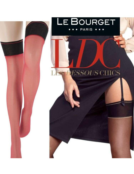 Bas retro Le Bourget rouge