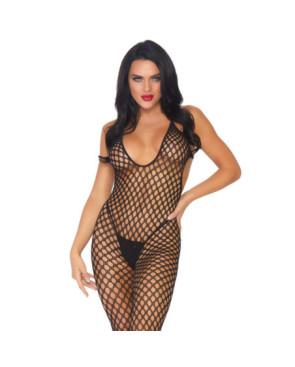 Bodystocking maille ronde sexy Sans pieds