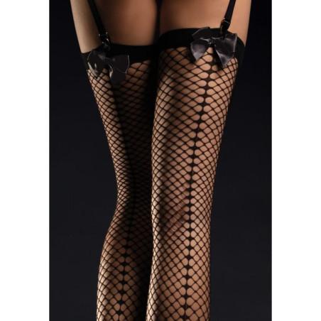 Bas Resille Et Noeud Couture Fiore