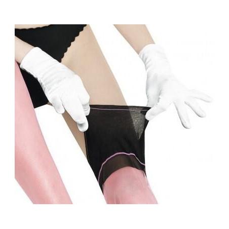 Gants Blancs chics satinés de Cervin