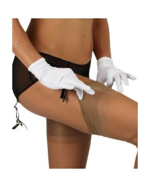 Gants Chics Cervin Satin Blanc