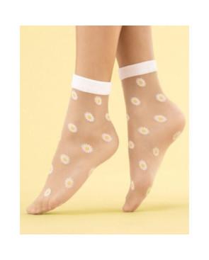 chaussettes fines marguerites fiore