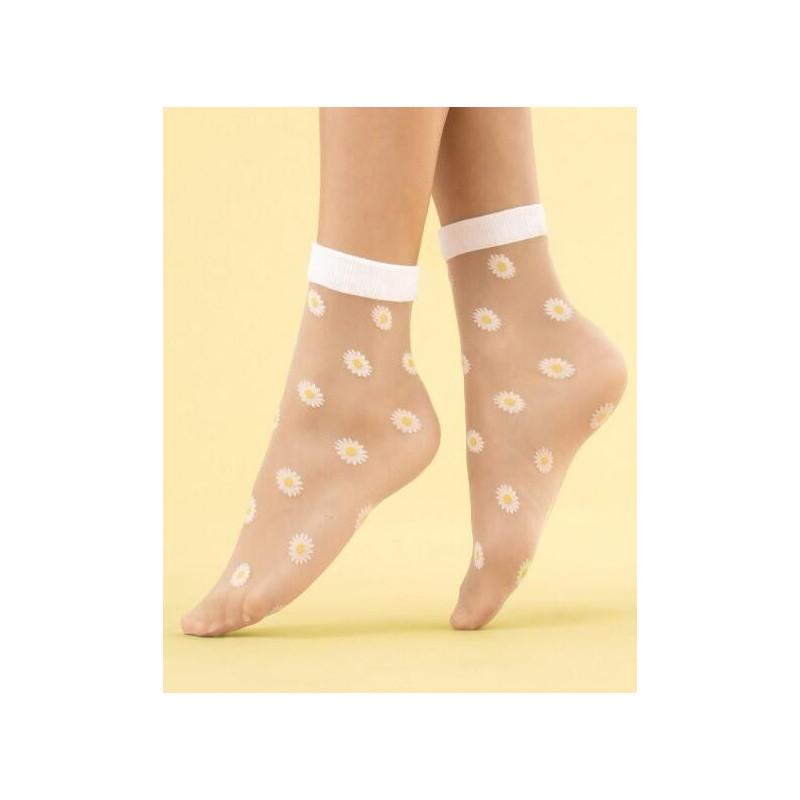 Chaussettes Fines Marguerites