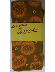 Collant sans pieds Fleurs D'automne coton 2