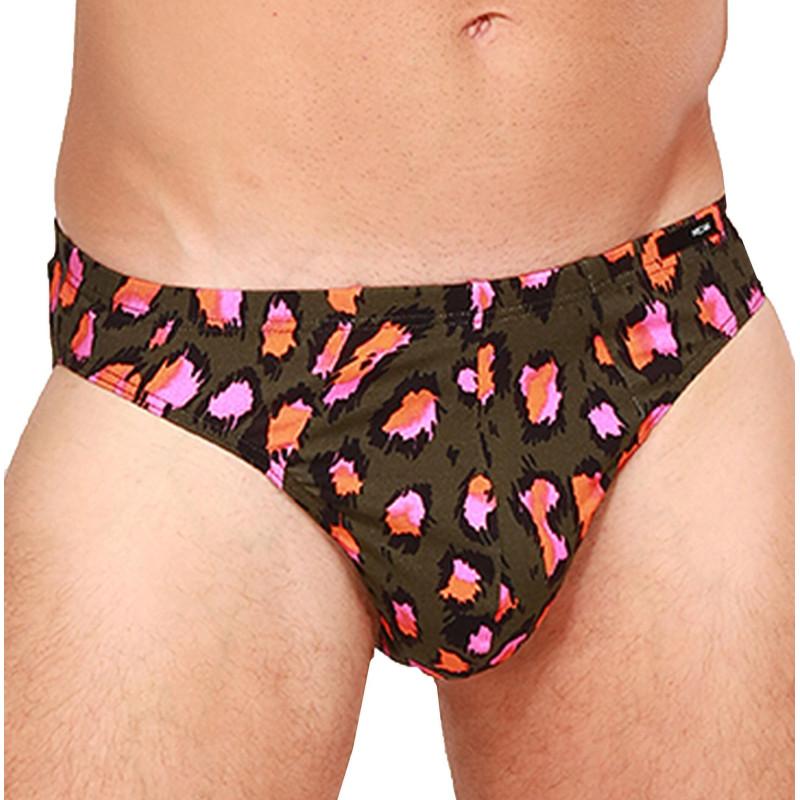Slip Hom Leonardo Imprimé Panthère Rose