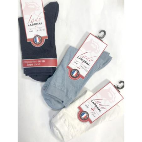 chaussettes en lin labonal