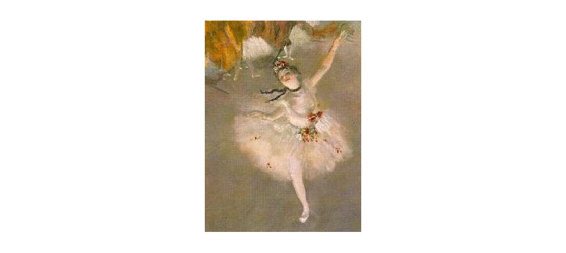 Chaussette tableau l'apprenti danceuse Degas