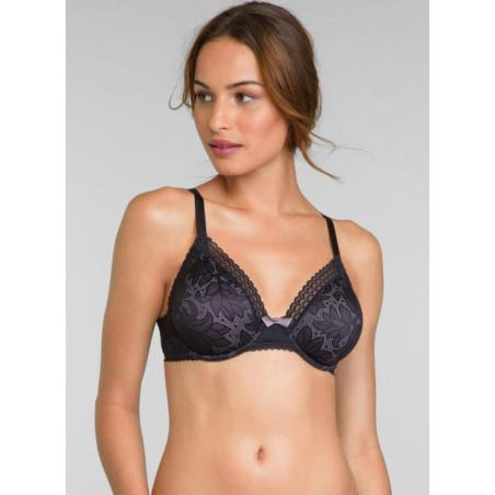 Soutien Gorge armatures imprimé dentelle Playtex