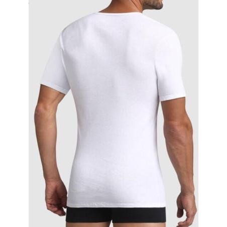 T shirt Dim Homme Col V Pur Coton