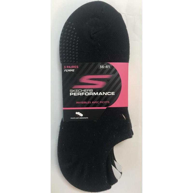 3 paires socquettes invisibles de sports