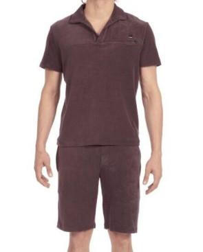 Pyjama en velours frappé gris