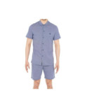 Pyjama Court HOM Topaz Pur Coton