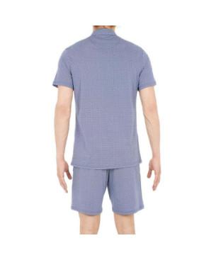 Pyjama Court HOM Topaz Pur Coton