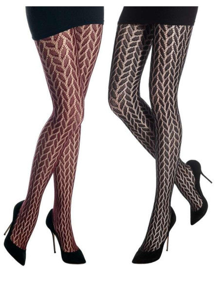 Collant Emilio Cavallini resille végétale