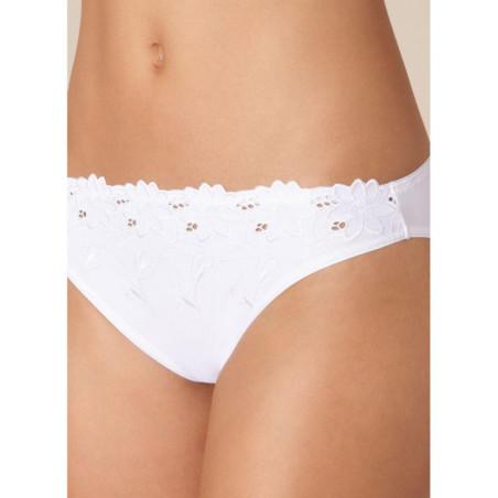 slip véritable et incontournable passionata Blanc forever