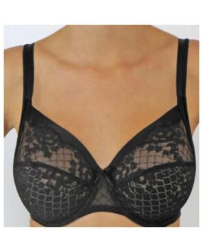  Soutien gorge Melody noir empreinte classique armature