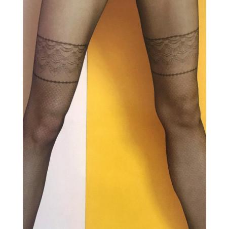 Collant tendance Jarretetiére Doré Doré