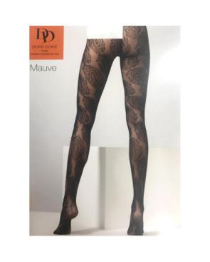 Collant dentelle maille resille Fleurs