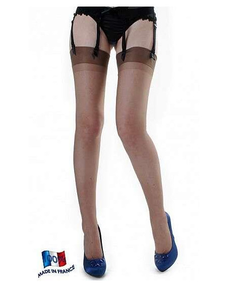 Bas Nylon authentique 15 Derby face