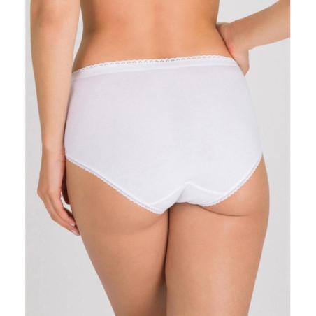 Lot de 3 Culottes Coton et Dentelle Maxi Playtex